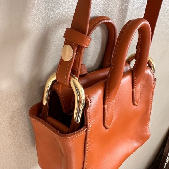 J Crew harper mini satchel camel brown bag - Picture 5 of 9